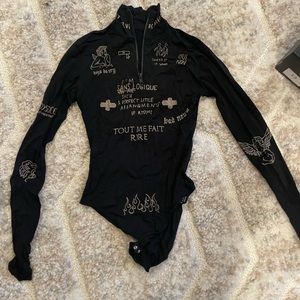 Black long sleeve TTSWTRS body suit